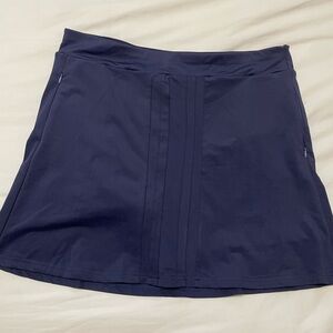 Navy Blue Activewear Mini Skirt